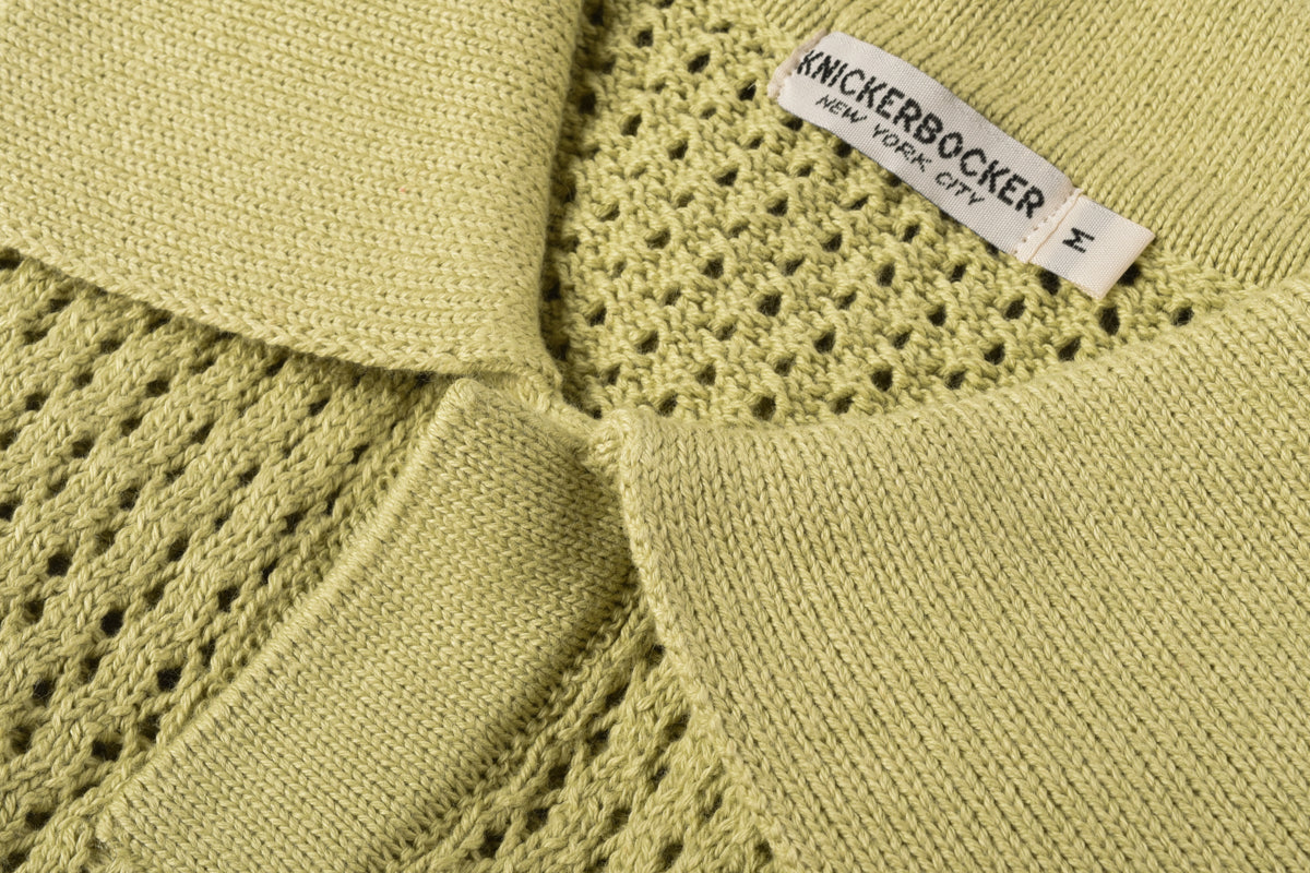 KNICKERBOCKER COTTON YUMA POLO - GREEN