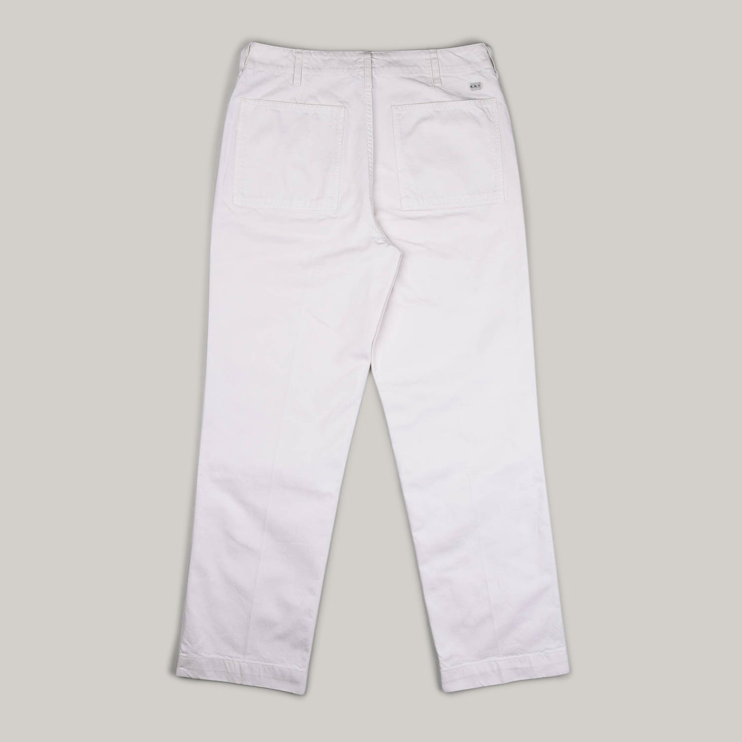 KNICKERBOCKER TWILL DECK PANT - NATURAL