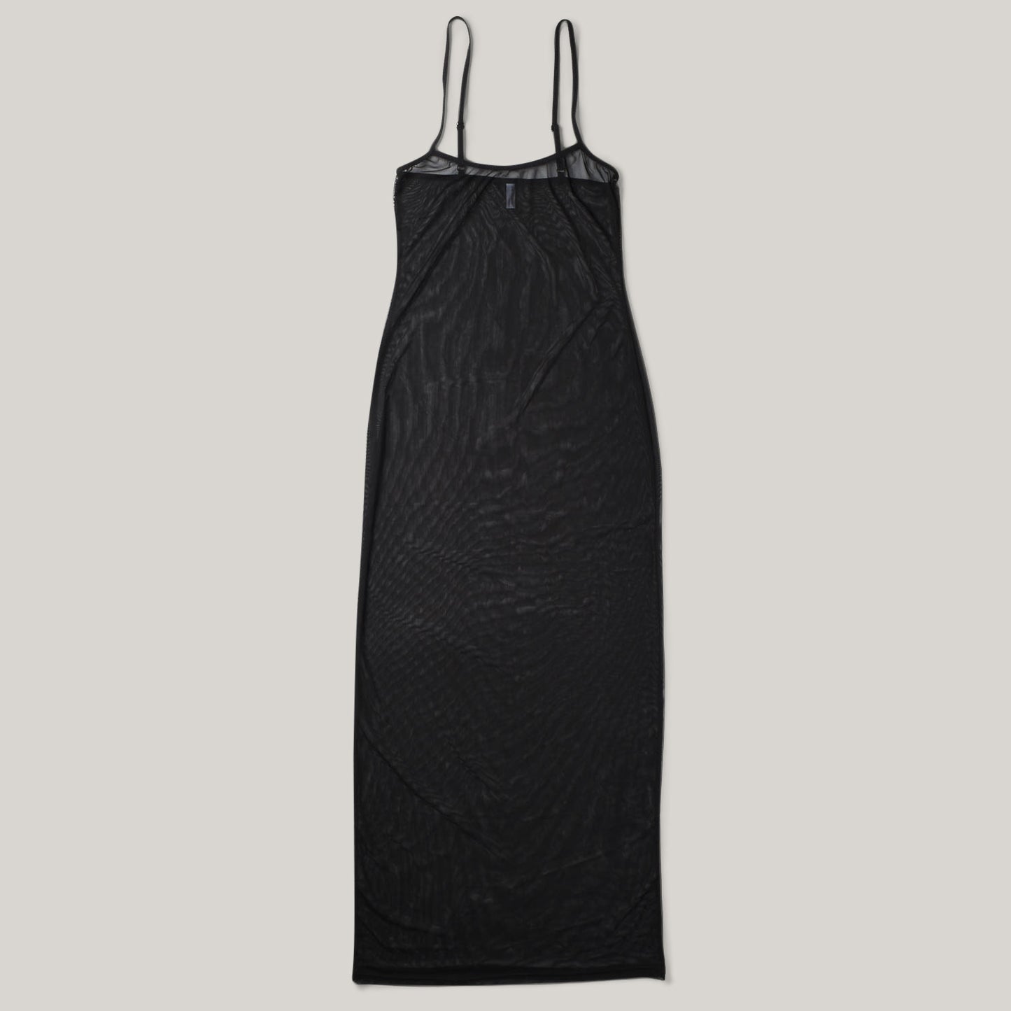 KYE INTIMATES OVERLAY SLIP DRESS BLACK