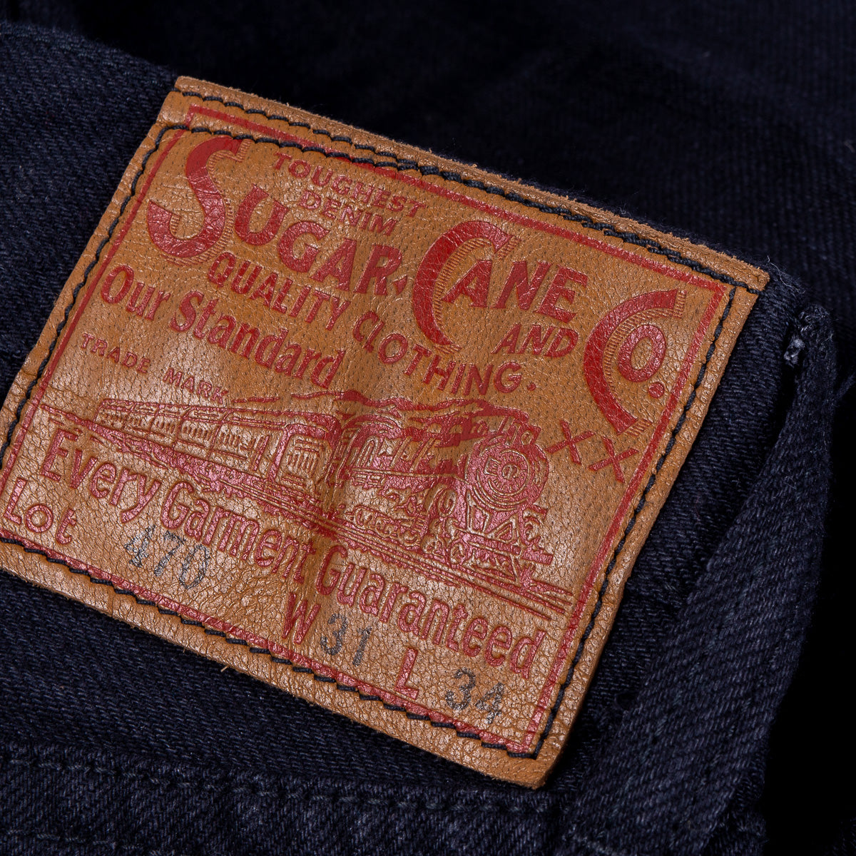 SUGAR CANE TYPEIII 1947 JEANS - SLIM FIT BLACK