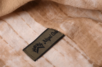 NIGEL CABOURN MAINLINE STOLE ITASHIBORI - KHAKI