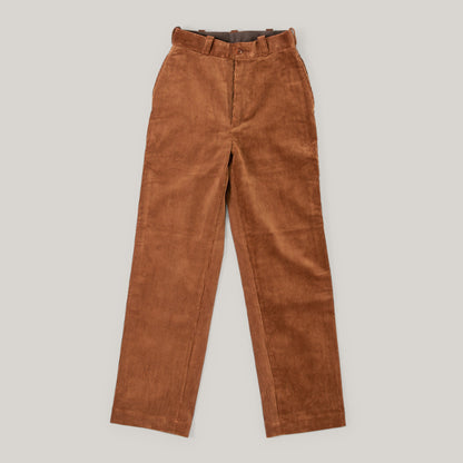 LENO CORDUROY TROUSERS - BROWN