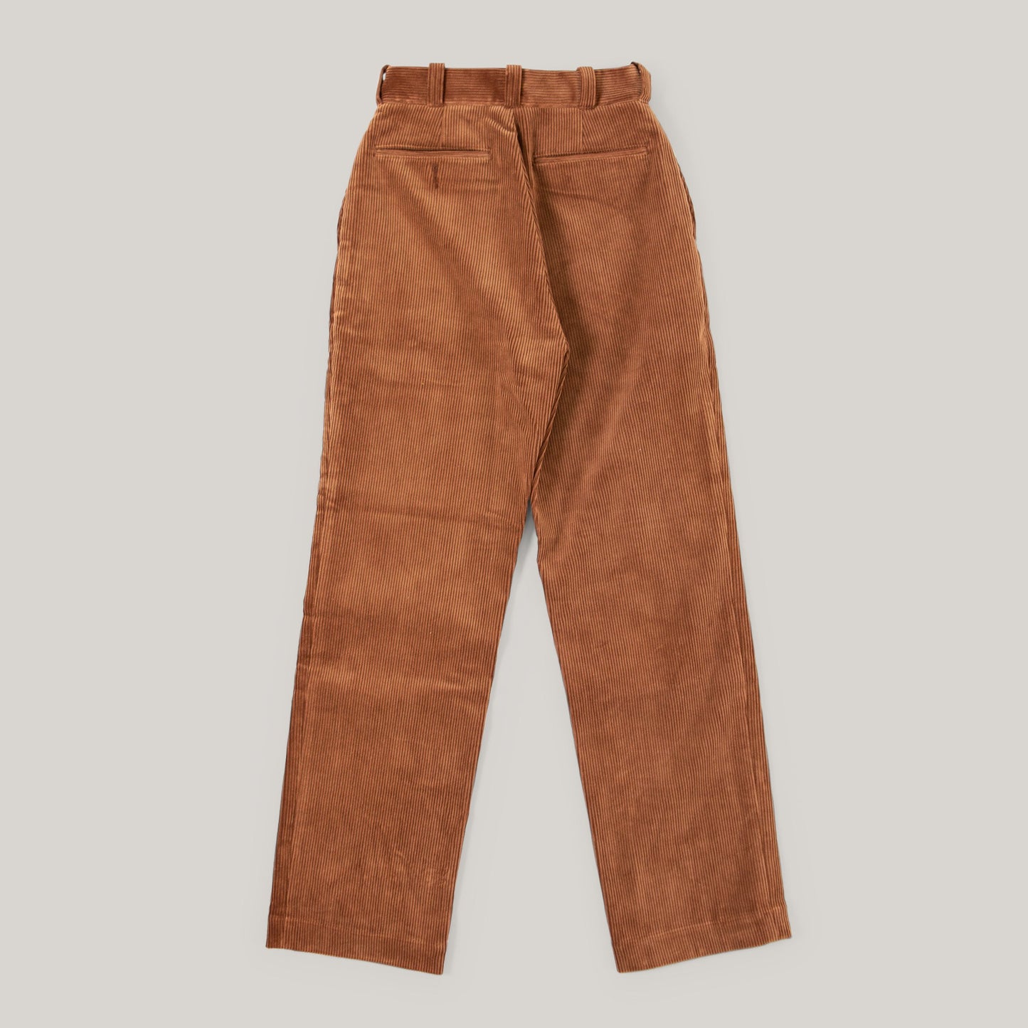 LENO CORDUROY TROUSERS - BROWN