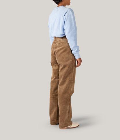 LENO CORDUROY TROUSERS - BEIGE