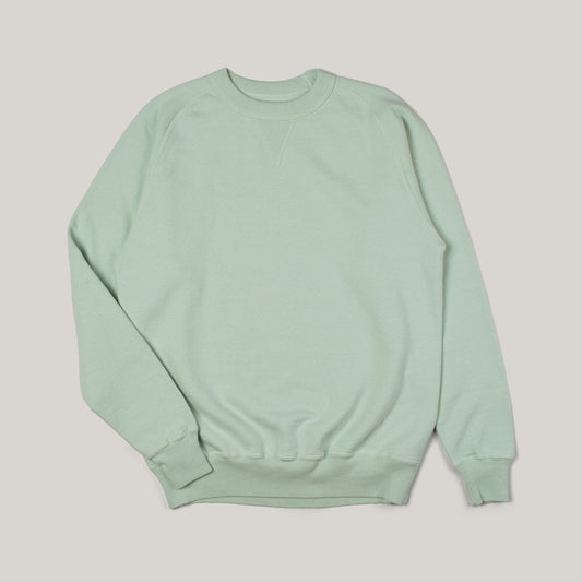 SUNRAY SPORTSWEAR PUAMANA RAGLAN CREW NECK - GOSSAMER GREEN