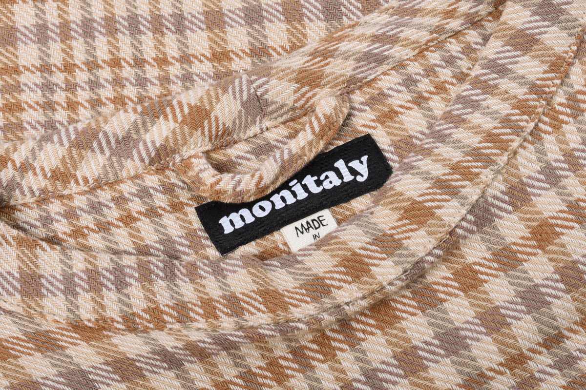 MONITALY SUMMER SWEATER S/S - NICOLE PLAID