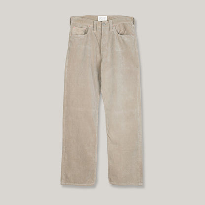 SUGAR CANE 1947 MODEL PANTS - 9W CORDUROY - BEIGE