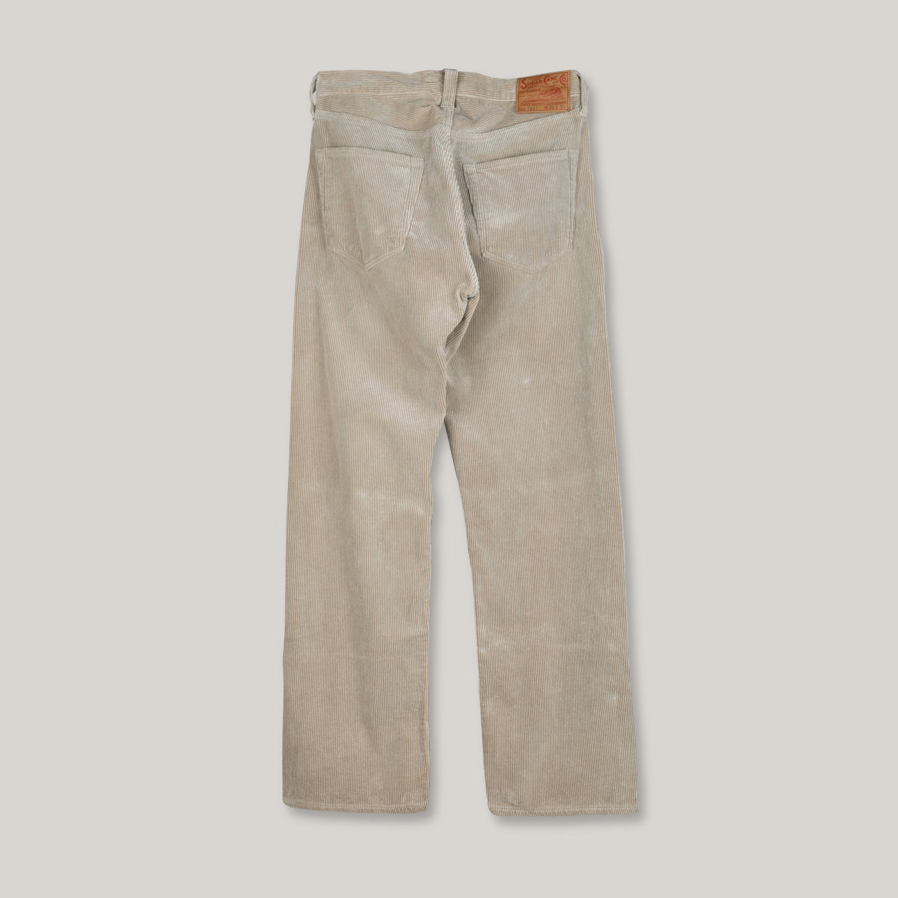 SUGAR CANE 1947 MODEL PANTS - 9W CORDUROY - BEIGE