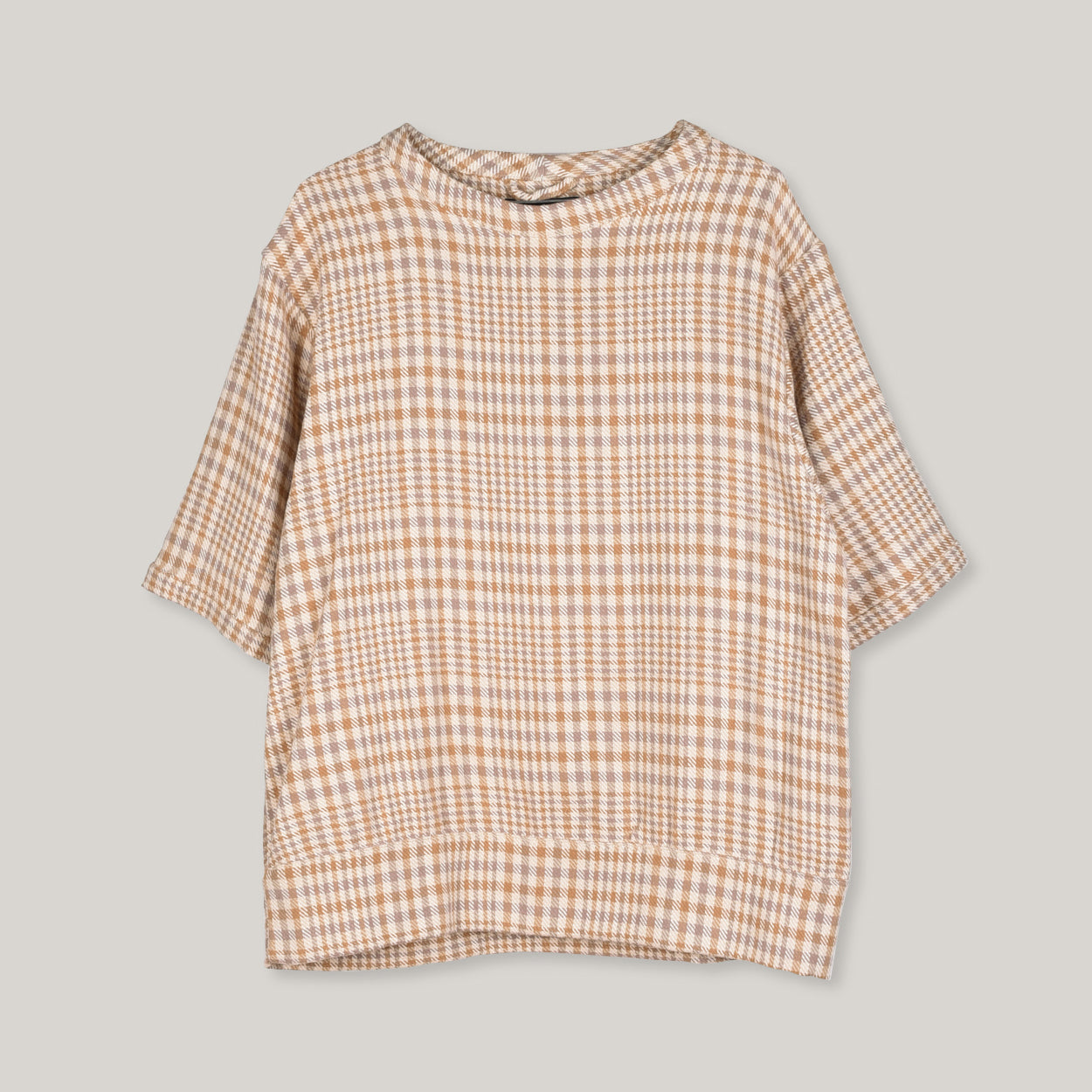 MONITALY SUMMER SWEATER S/S - NICOLE PLAID