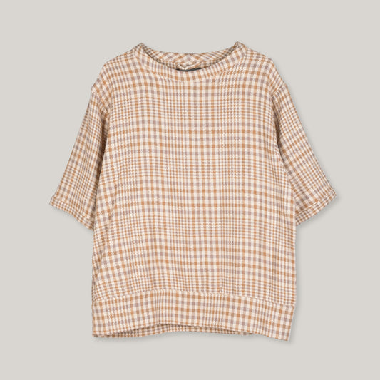 MONITALY SUMMER SWEATER S/S - NICOLE PLAID