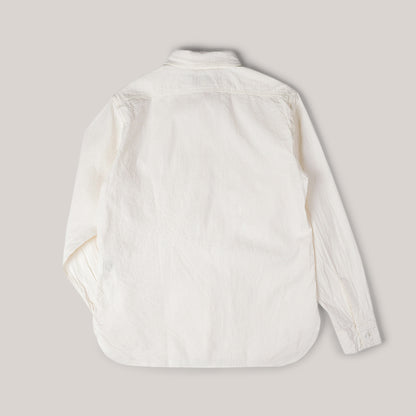 BUZZ RICKSON CHAMBRAY WORK SHIRT - WHITE