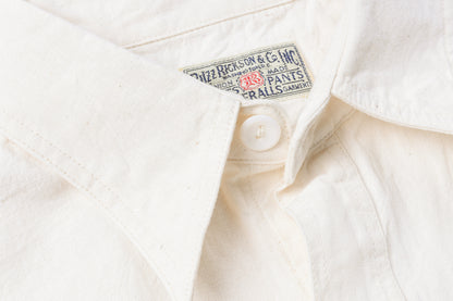 BUZZ RICKSON CHAMBRAY WORK SHIRT - WHITE