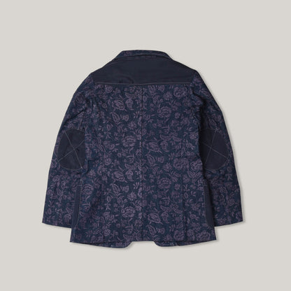 W'MENSWEAR FLY BLAZER - DENIM+NAVY